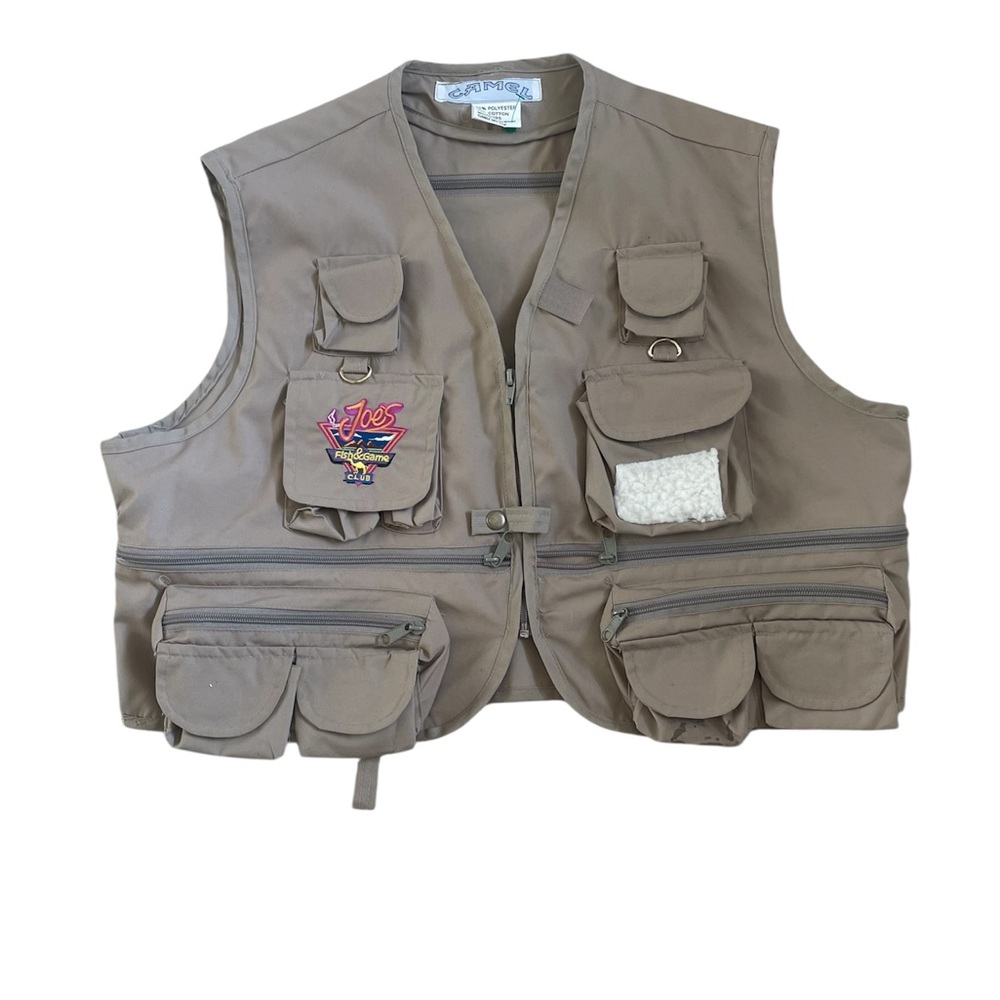Vintage Camel Fishing Vest